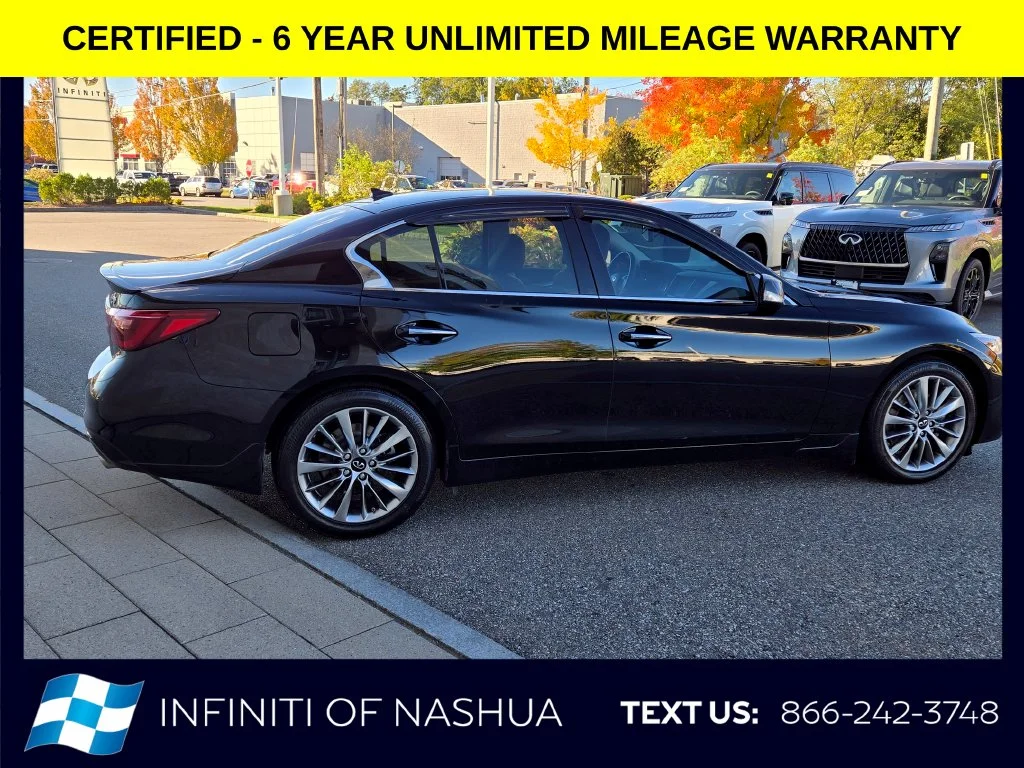 Certified Used 2024 Black INFINITI LUXE image 13
