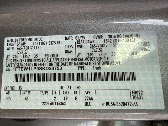 Used 2025 Silver Ford XL image 42