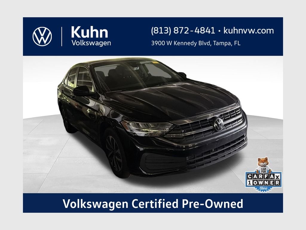 Certified Used 2024 Black Volkswagen 1.5T S image 1