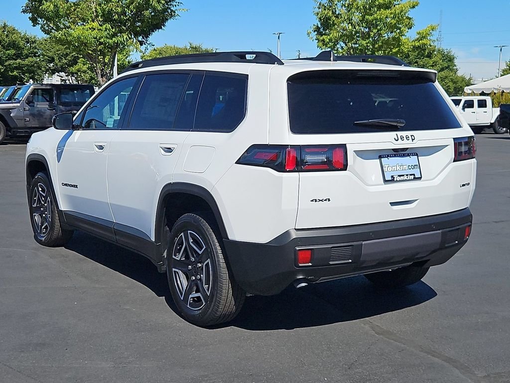New 2026 Bright White Clear-Coat Exterior Paint Jeep Limited image 4