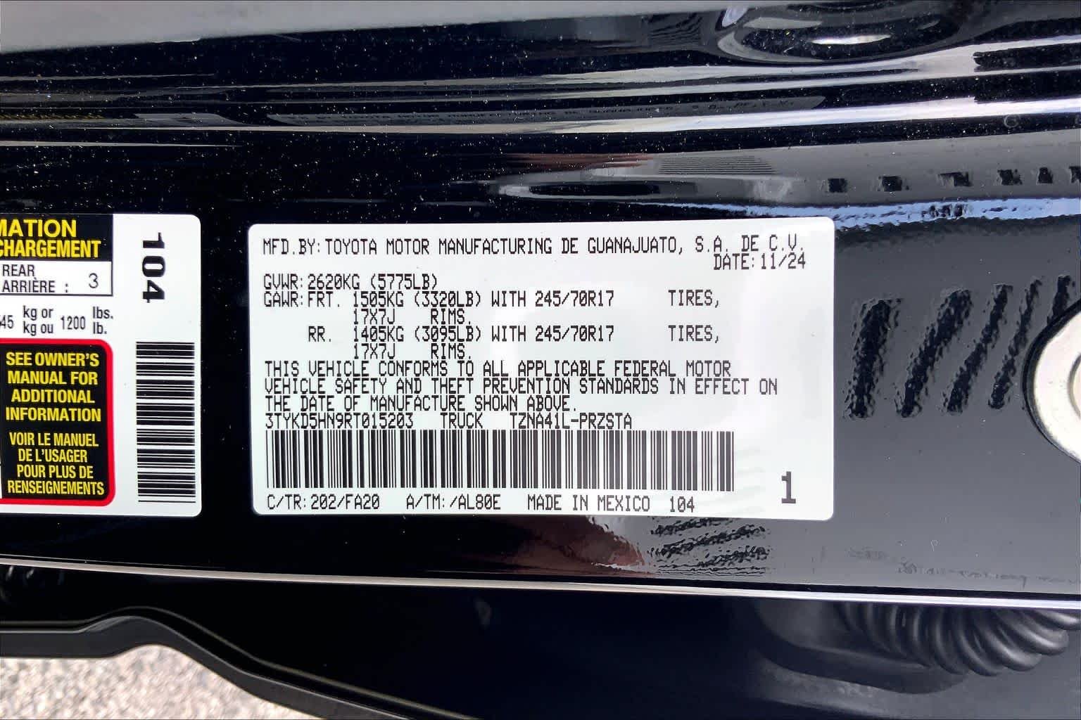 Used 2024 Black Toyota SR image 36