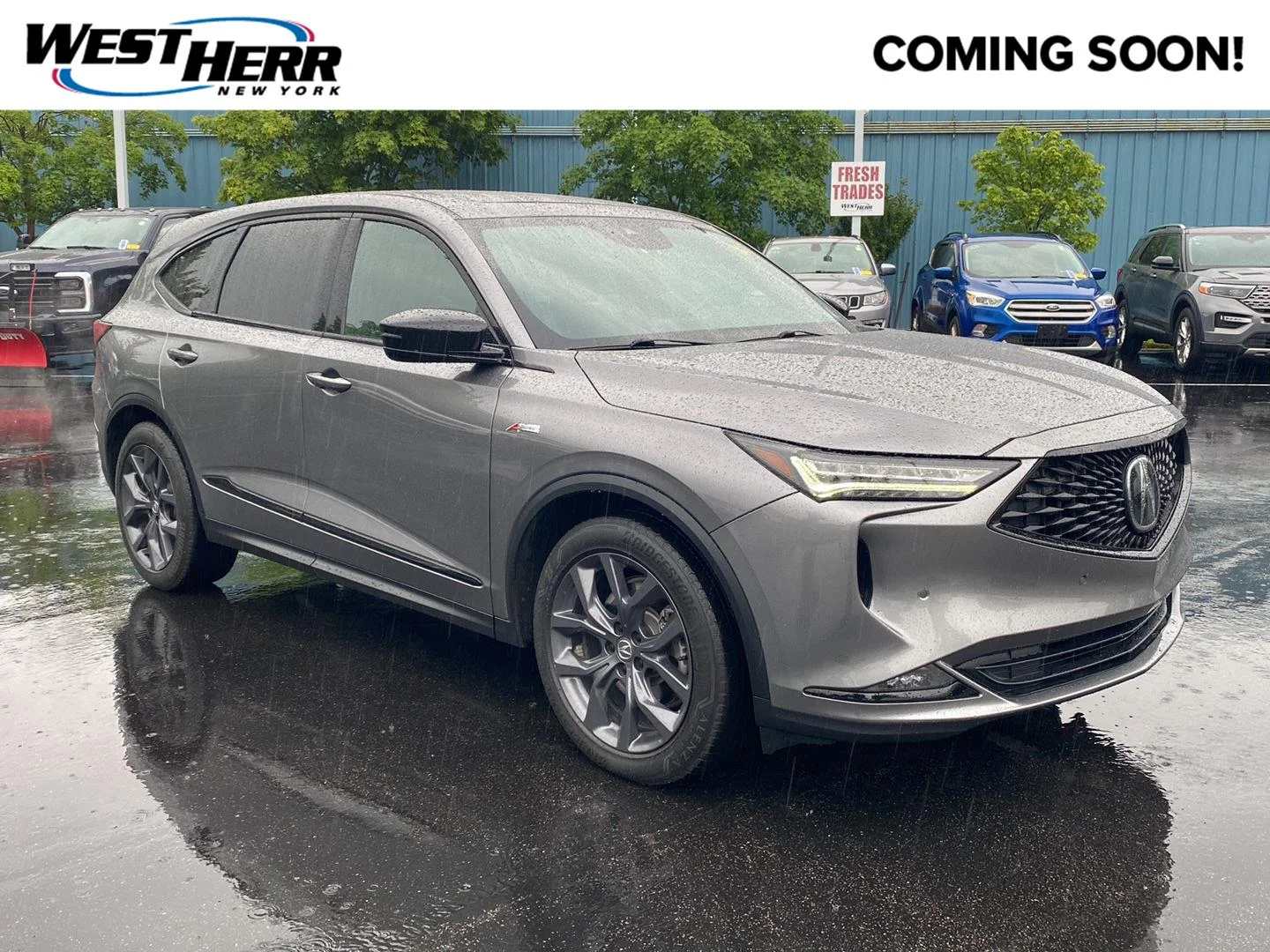 Used 2023 Liquid Carbon Metallic Acura SH-AWD w/A-SPEC image 1
