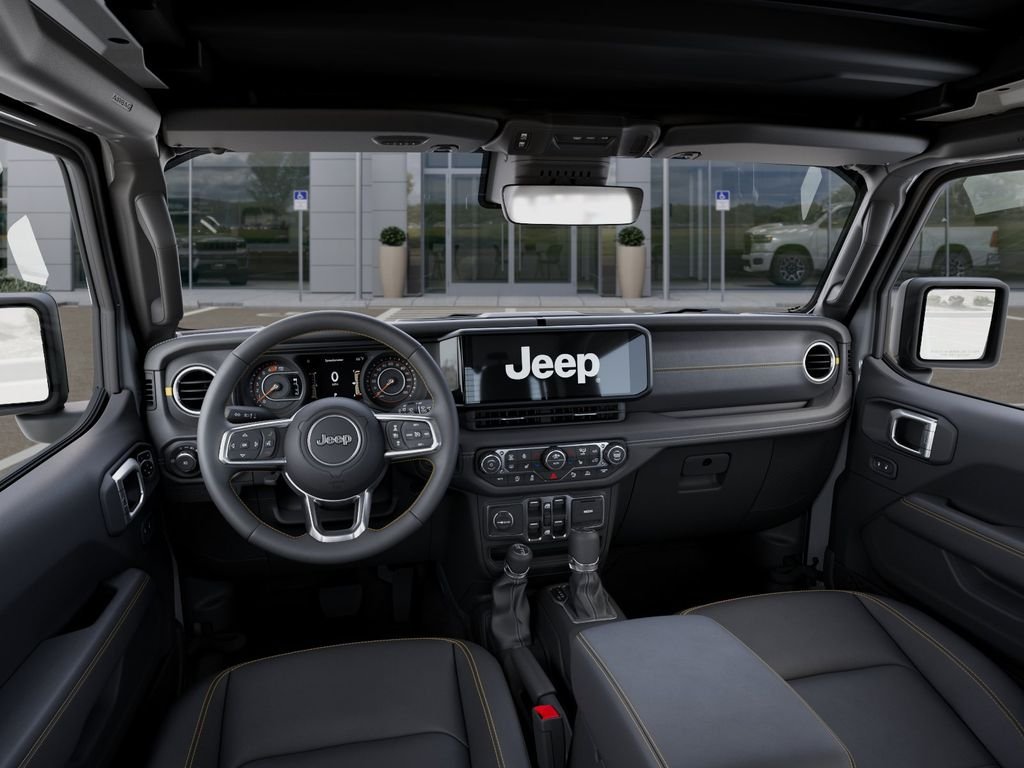 New 2026 Bright White Clear-Coat Exterior Paint Jeep Sahara image 14