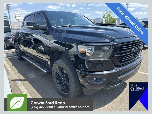 Used 2021 Diamond Black Ram Big Horn/Lone Star image 1
