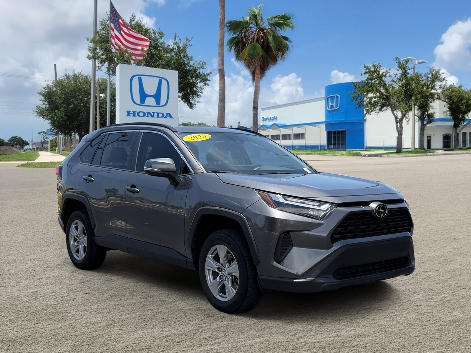 Used 2023 Magnetic Gray Metallic Toyota XLE image 1