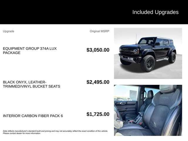 Used 2023 Black Ford Raptor image 5
