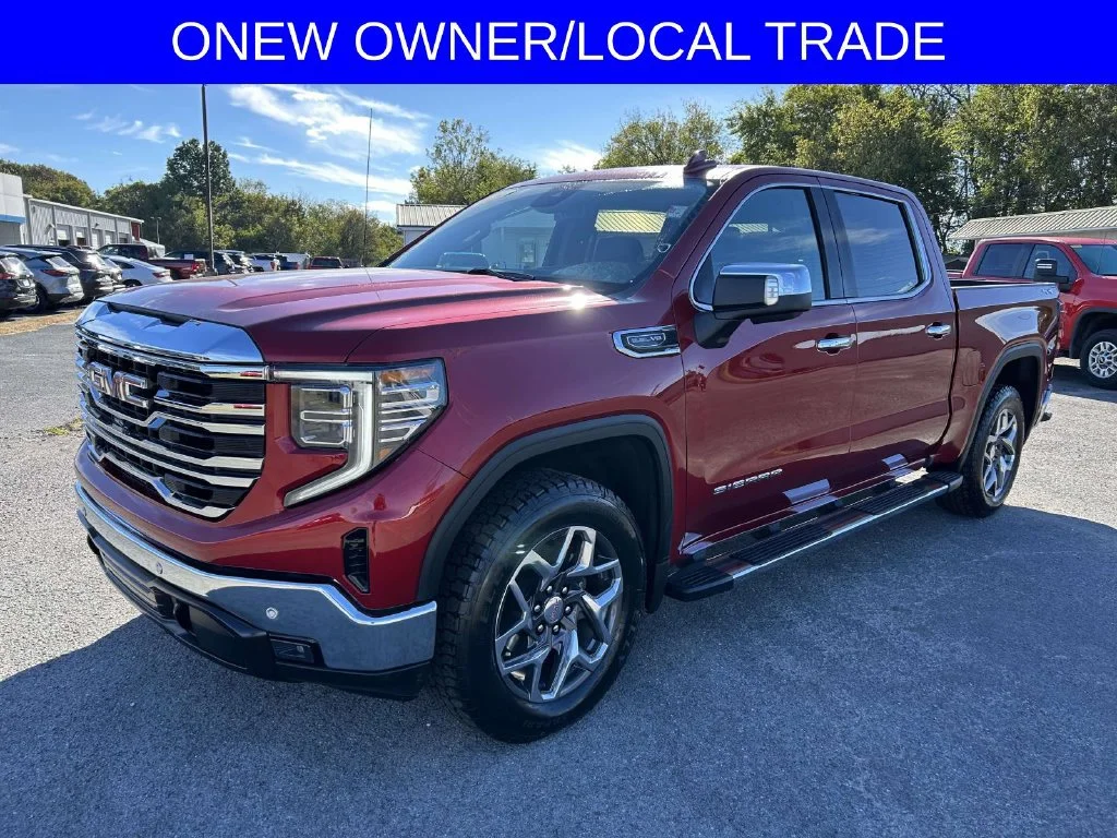 Used 2024 Volcanic Red Tintcoat GMC SLT image 8