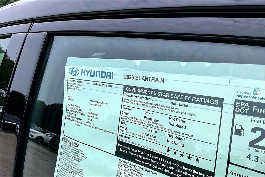 New 2026 Abyss Black Hyundai Base image 14