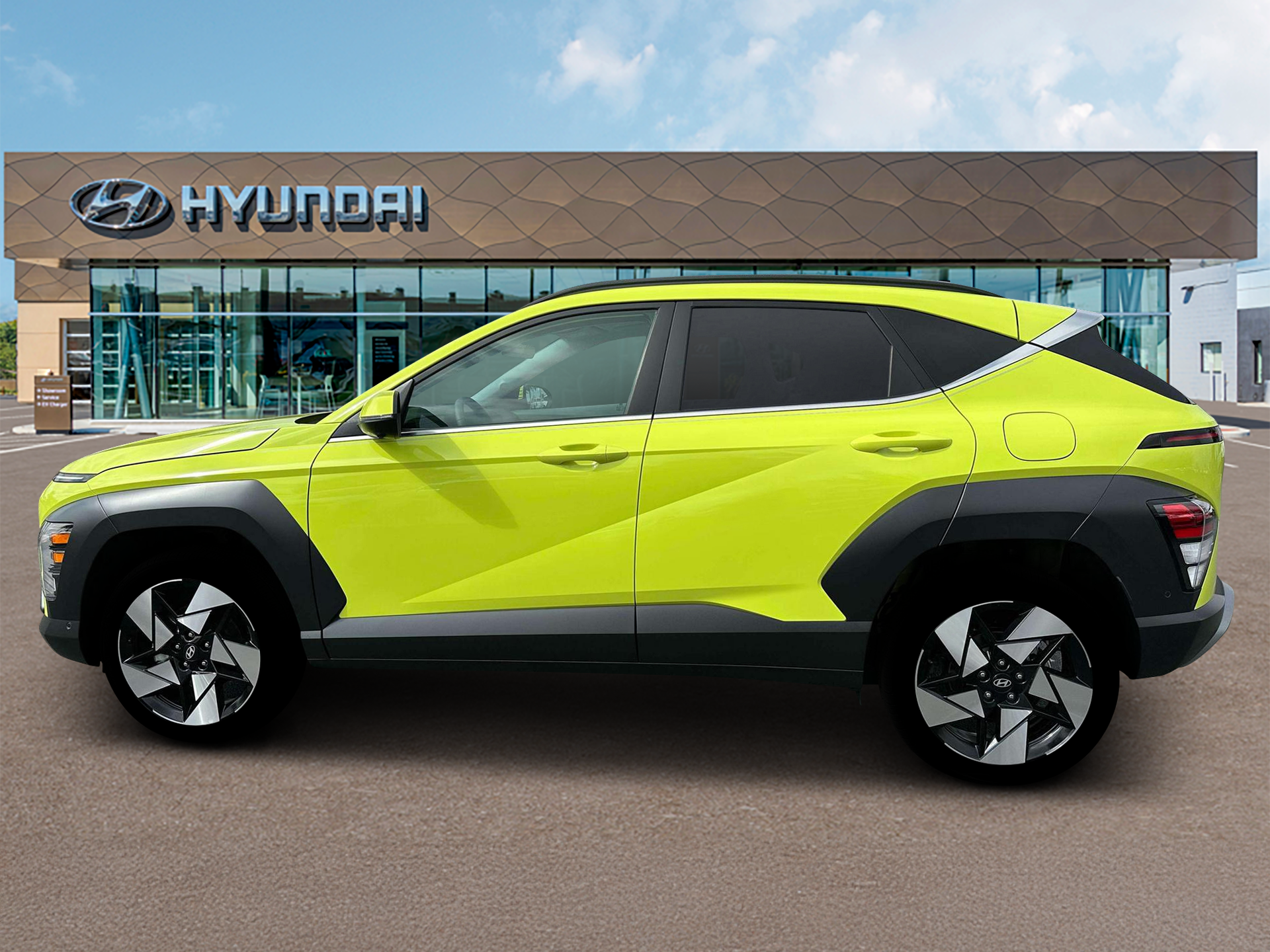 New 2026 Yellow Hyundai Limited AWD image 3