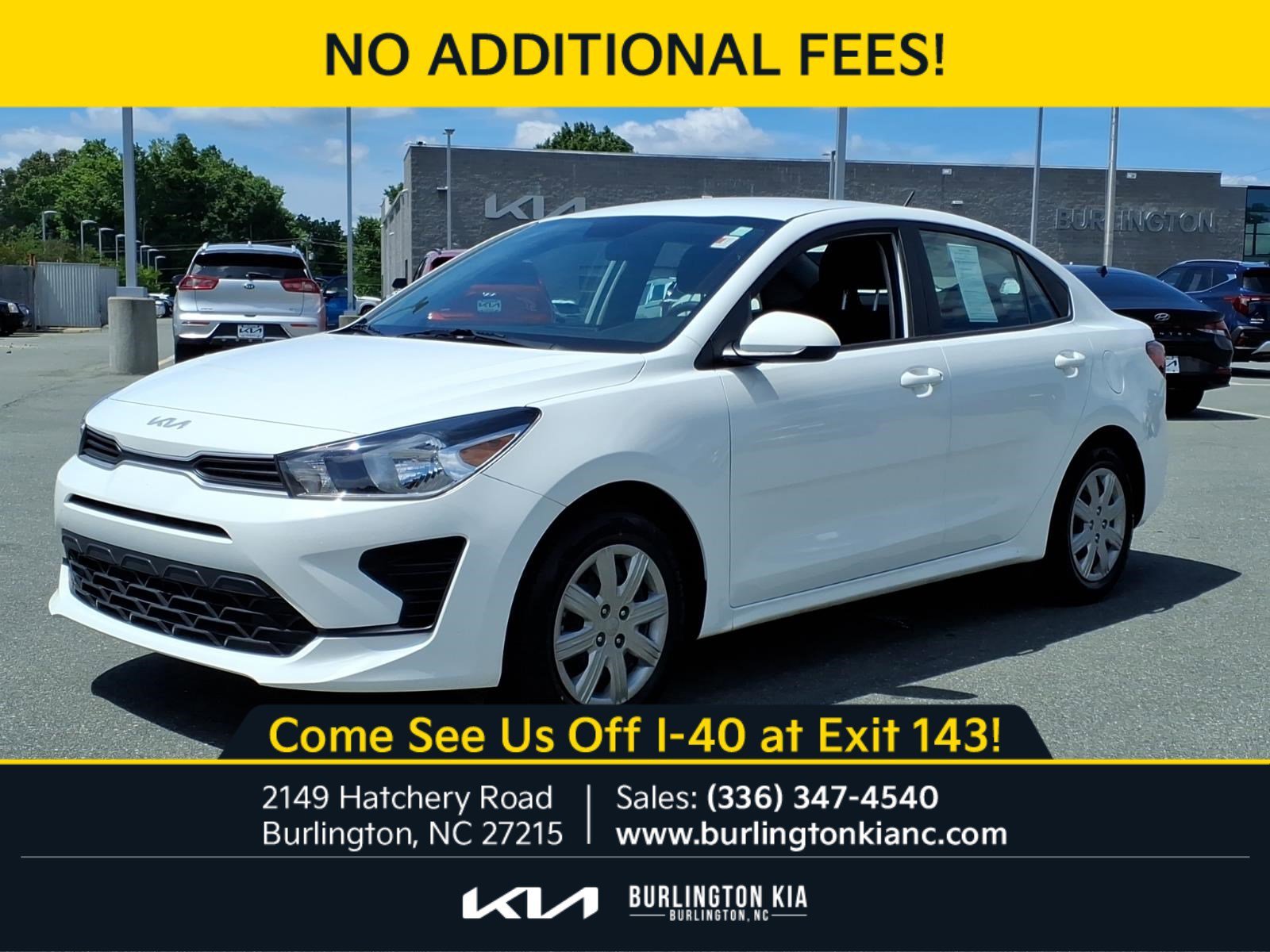 Used 2023 Clear White Kia LX image 3