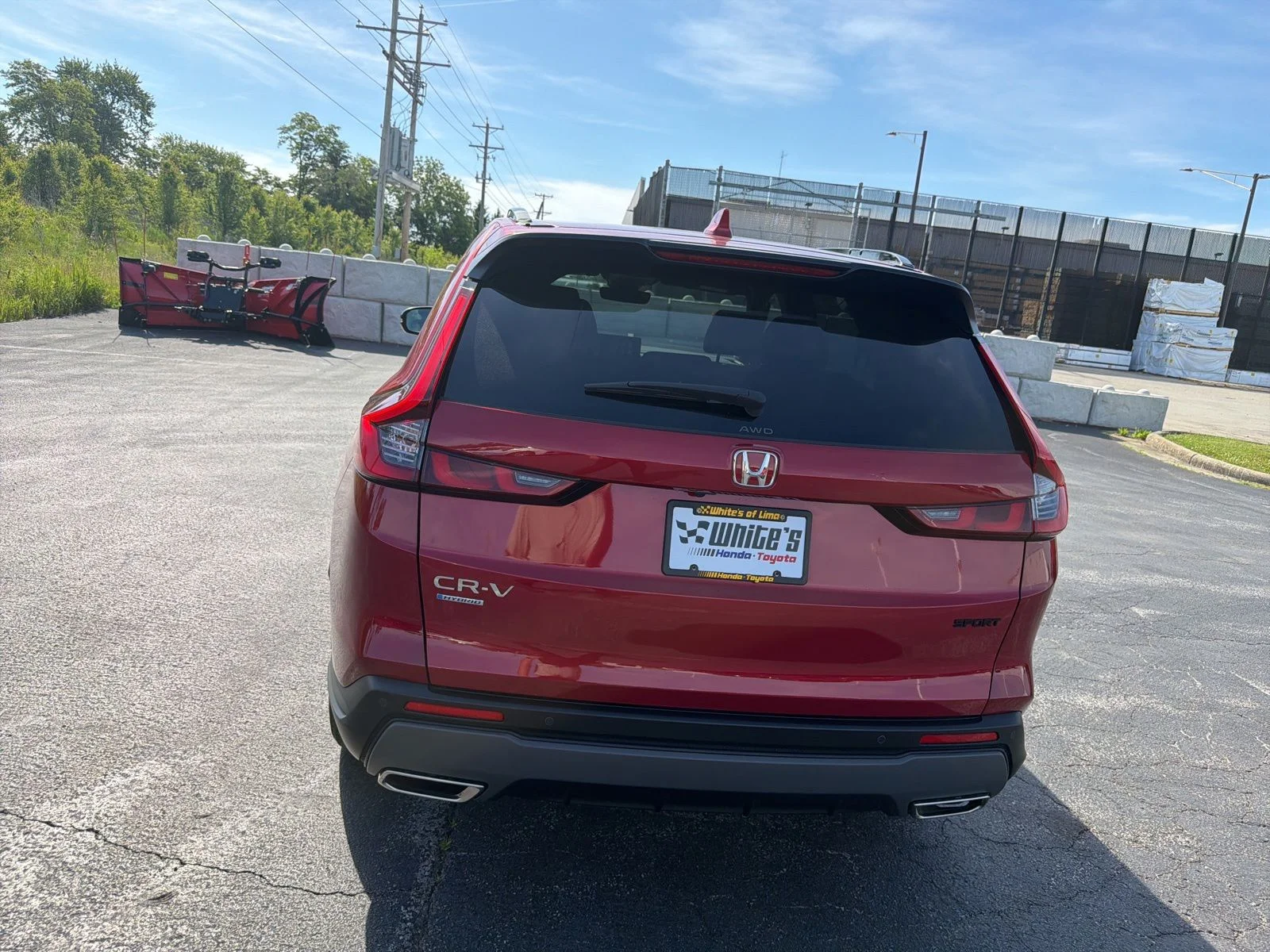 Used 2025 Red Honda Sport-L image 5