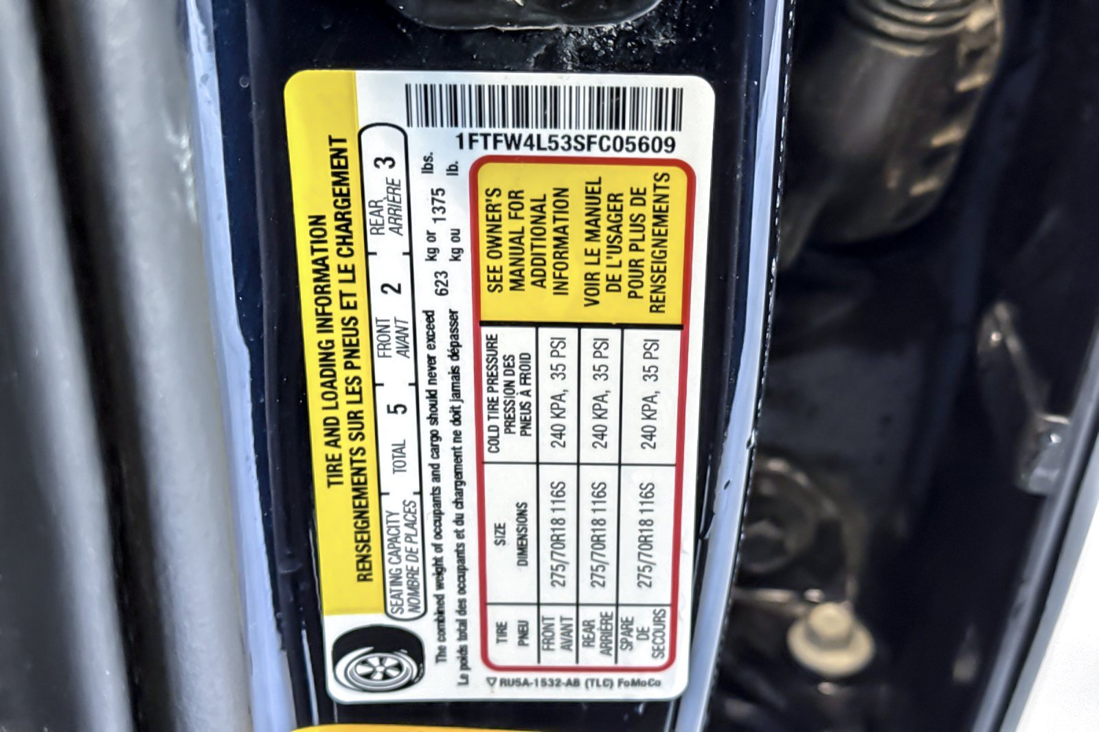 Certified Used 2025 Antimatter Blue Metallic Ford Tremor image 27