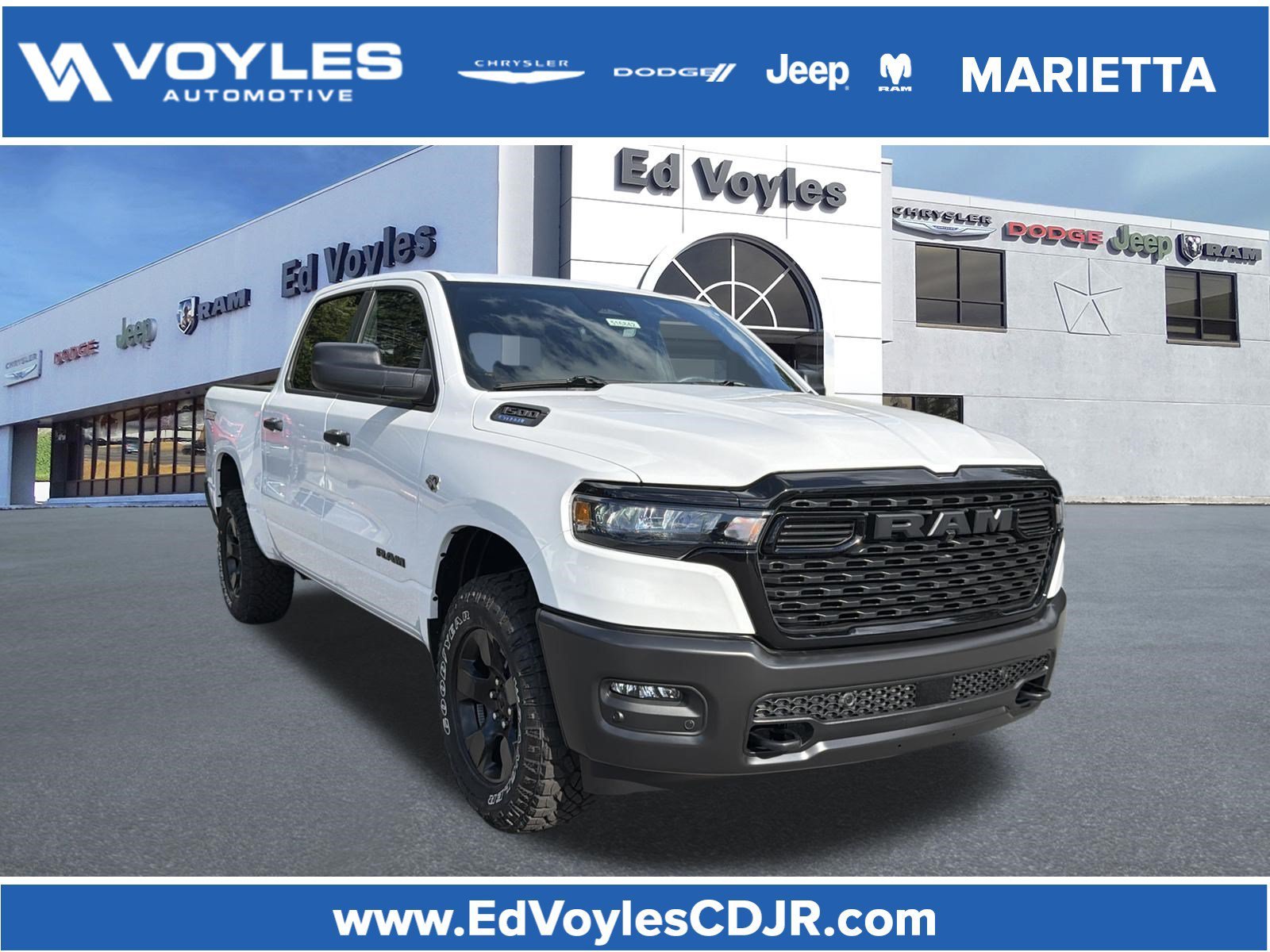 New 2026 Bright White Clear-Coat Exterior Paint RAM Warlock image 1