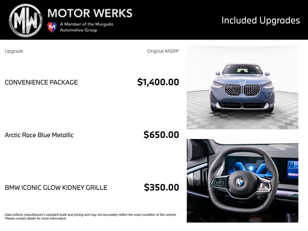 New 2026 Arctic Race Blue metallic BMW 30 xDrive image 4