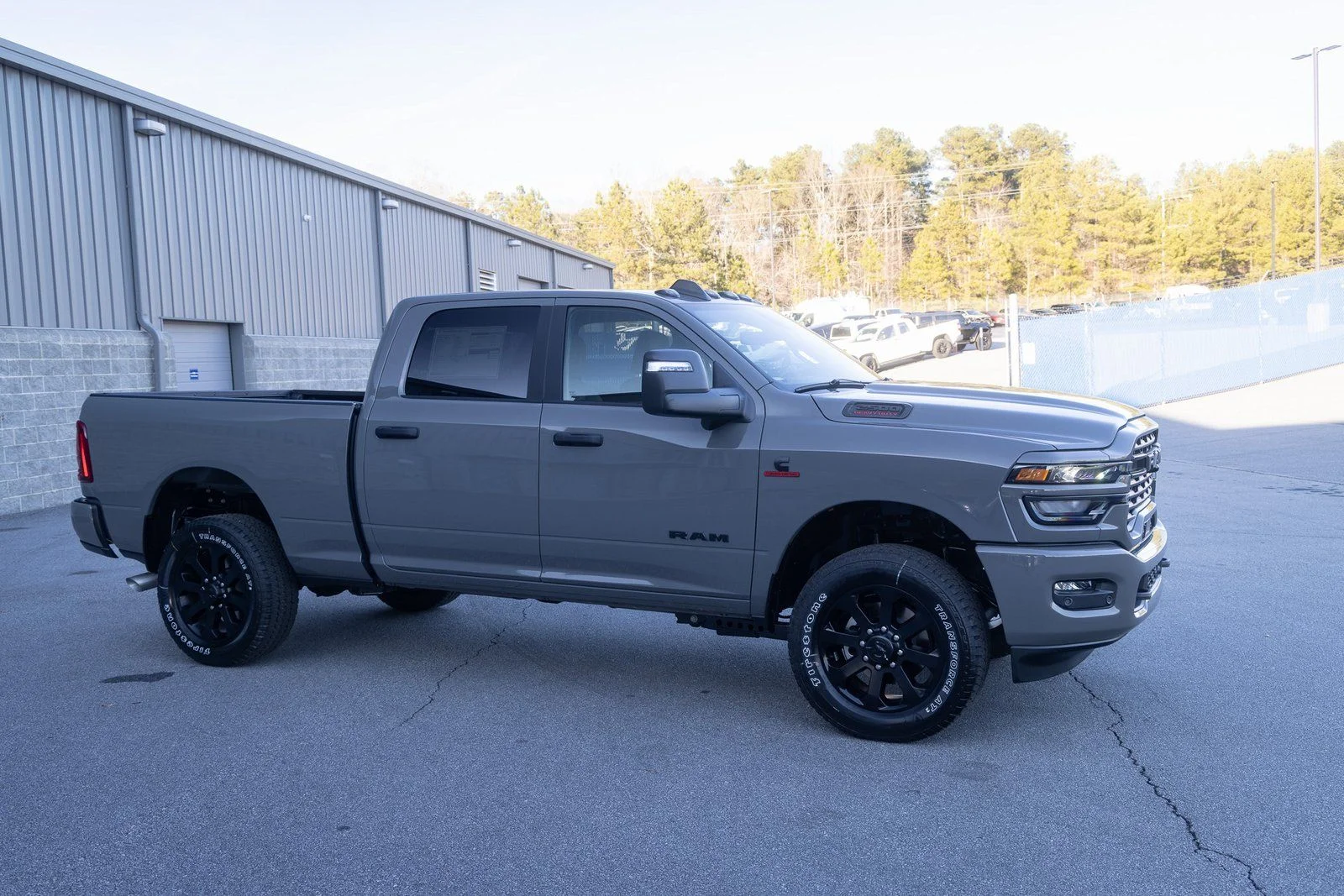 New 2026 Ceramic Gray Clear-Coat Exterior Paint RAM Big Horn image 12
