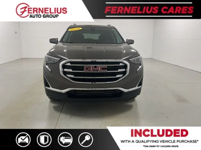 Used 2020 GMC Terrain SLT with VIN 3GKALVEV6LL211597 for sale in Cheboygan, MI