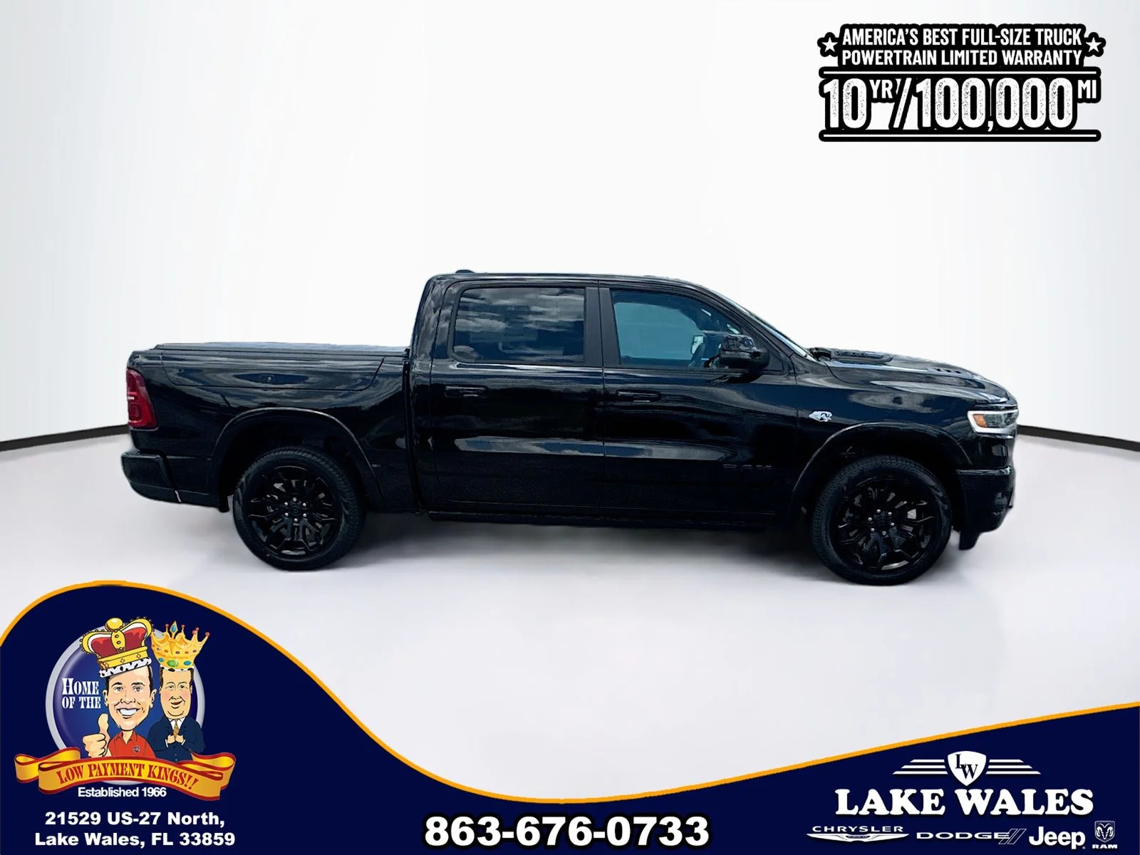 New 2026 Diamond Black Crystal Pearl-Coat Exterior Paint RAM Limited image 7