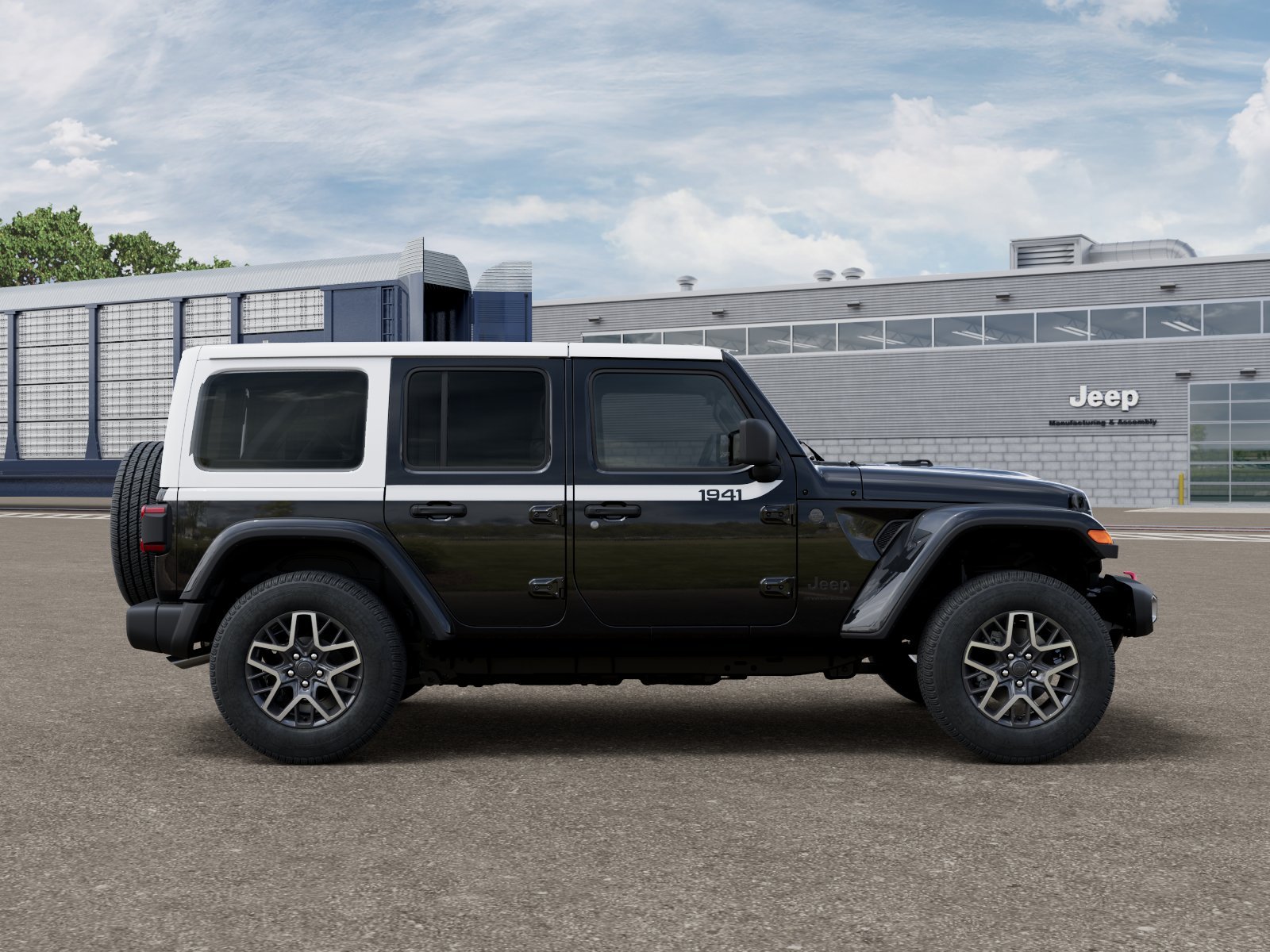 New 2026 Black Clear-Coat Exterior Paint Jeep 4-Door Sahara 4x4 image 21