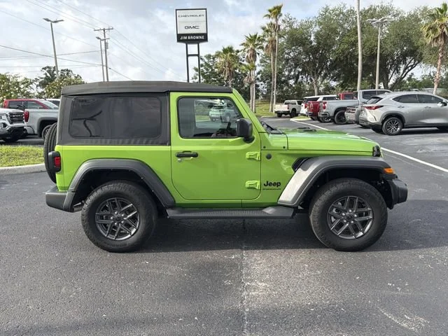 Used 2025 Green Jeep 2-Door Sport S 4x4 image 3