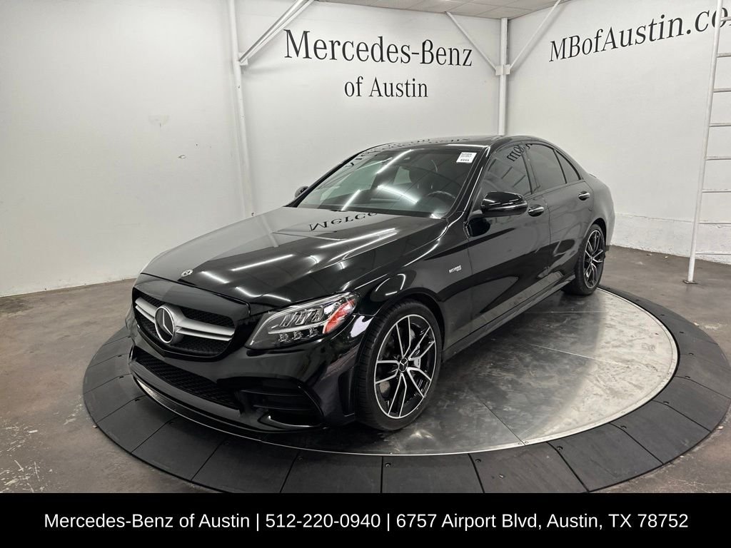 Certified Used 2021 Black Mercedes-Benz C 43 AMG® image 3