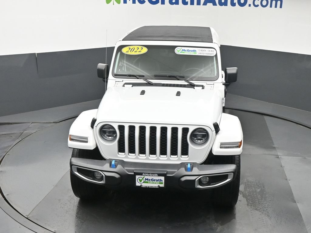 Used 2022 White Jeep Unlimited Sahara 4xe image 25