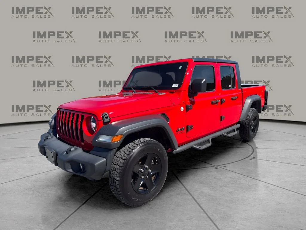 Used 2020 Red Jeep Sport image 1