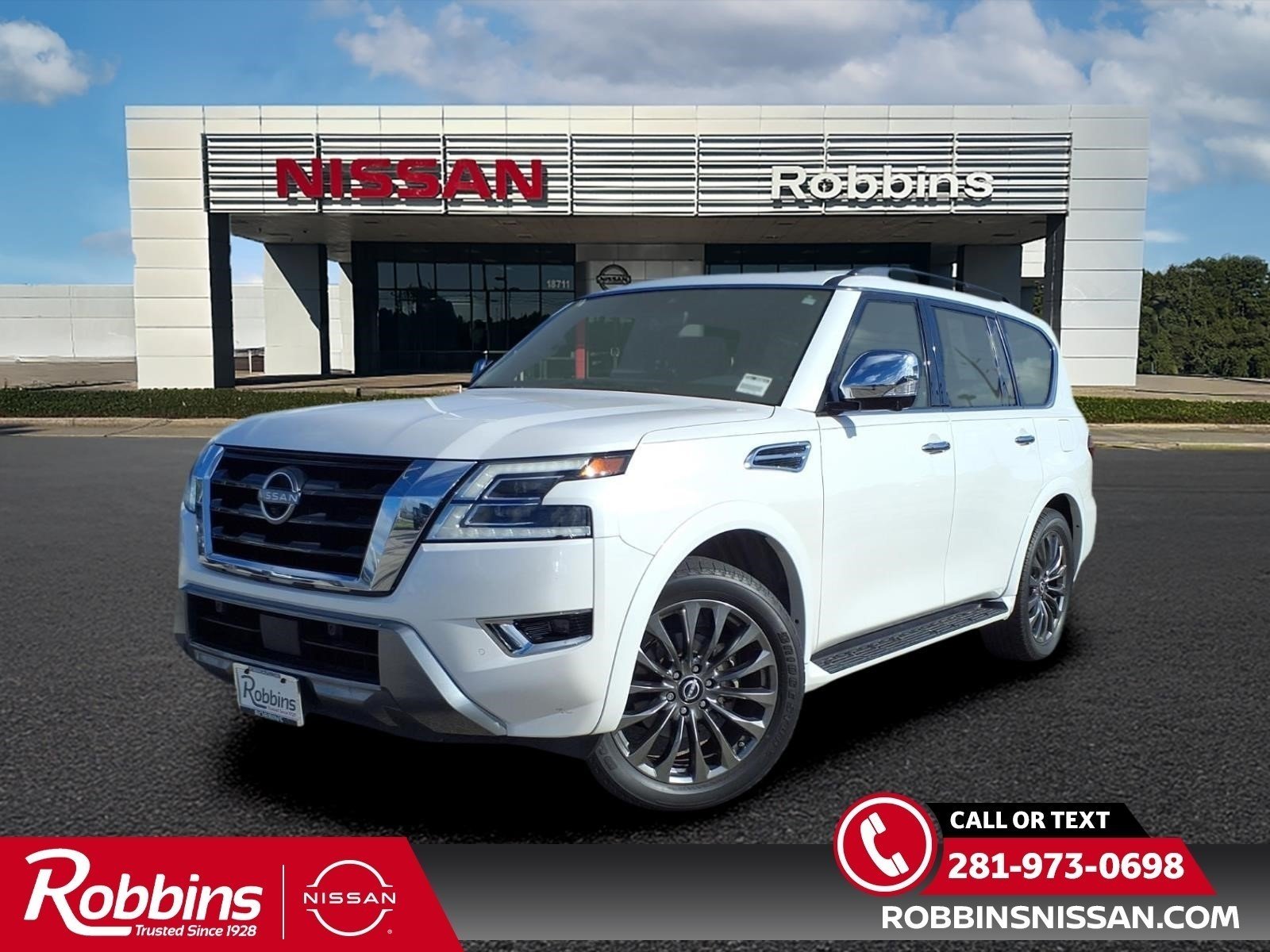 2022 Nissan Armada Platinum White at Price LeBlanc Nissan
