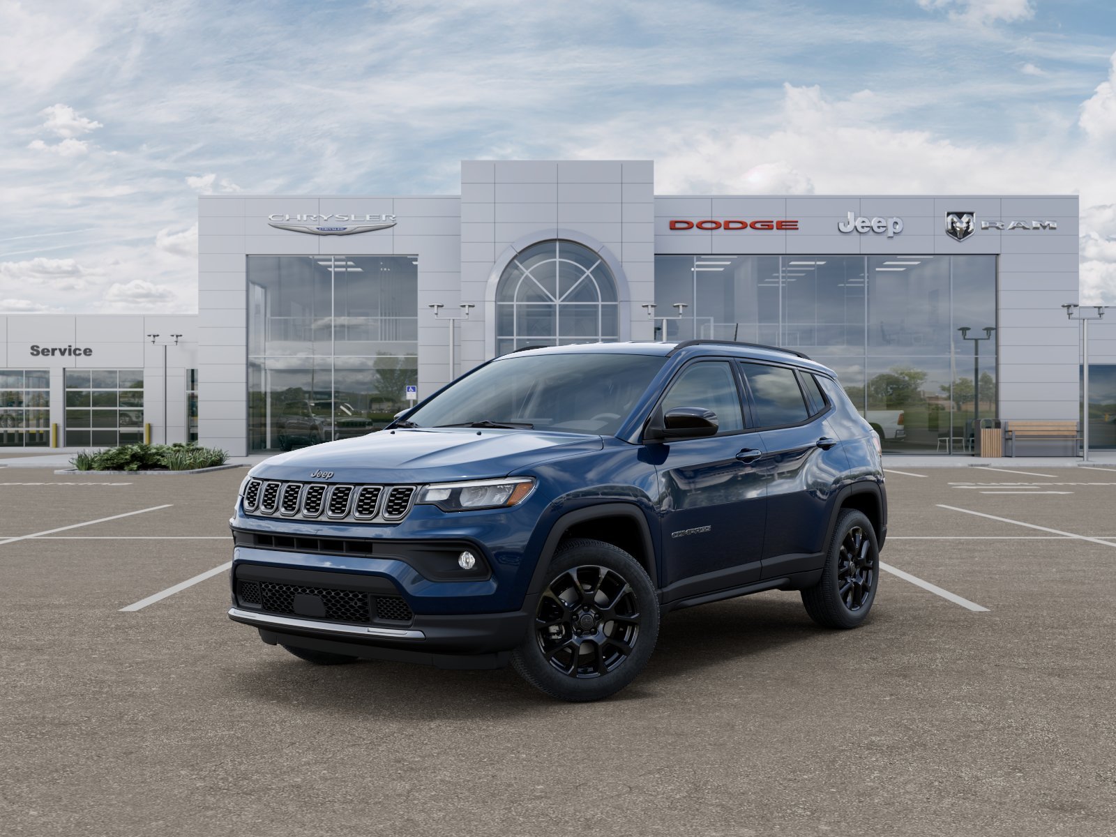 New 2026 Fathom Blue Pearl-Coat Exterior Paint Jeep Latitude image 27