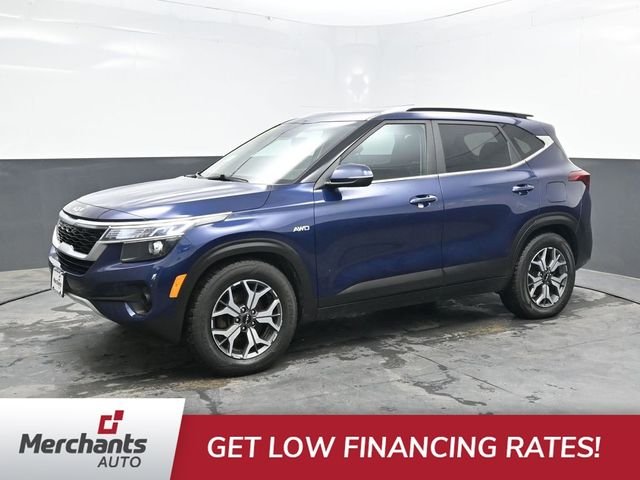 Used 2022 Blue Kia EX image 3
