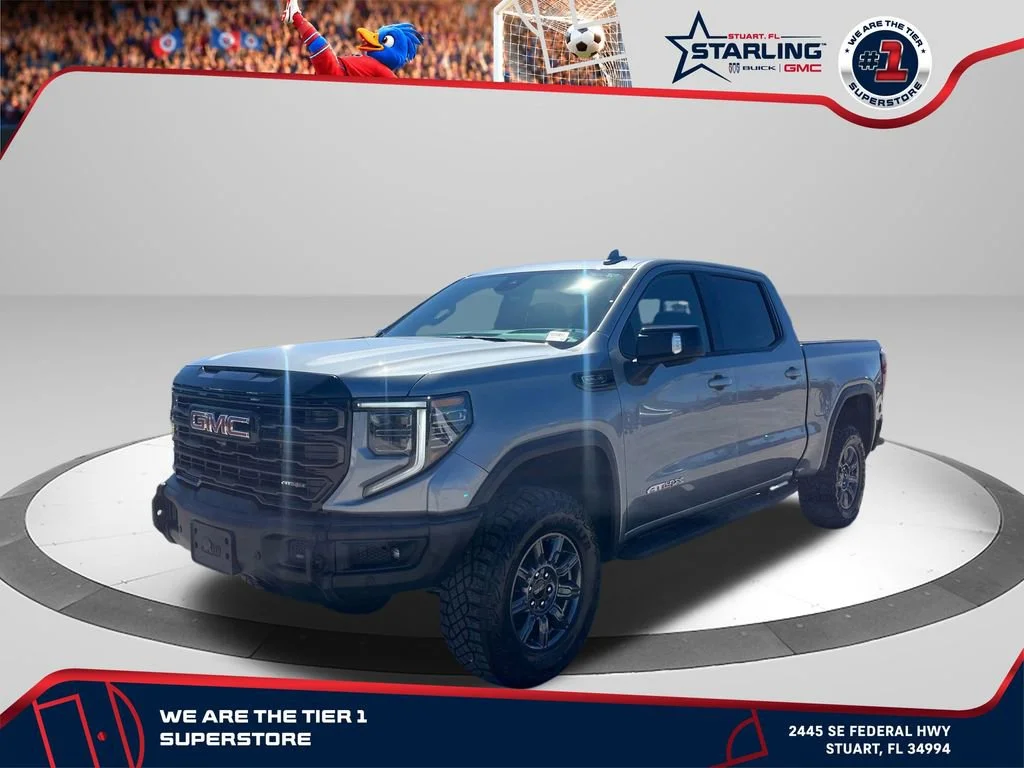 New 2026 Sterling Metallic GMC AT4X image 1