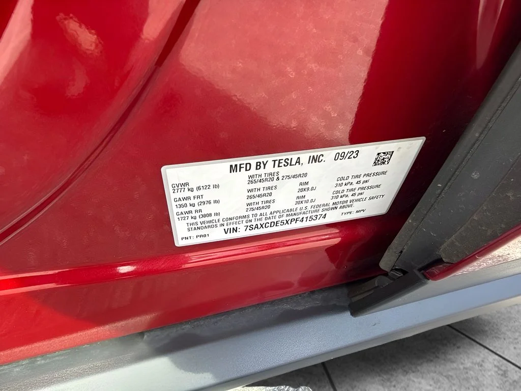 Used 2023 Red Tesla Base image 28