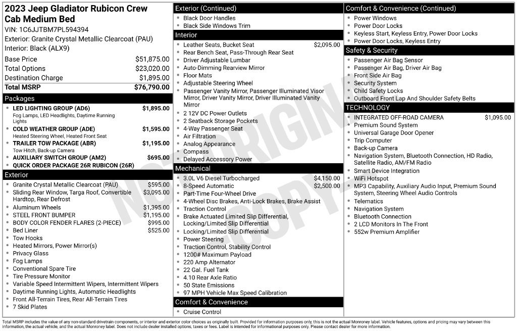 Used 2023 Gray Jeep Rubicon image 21