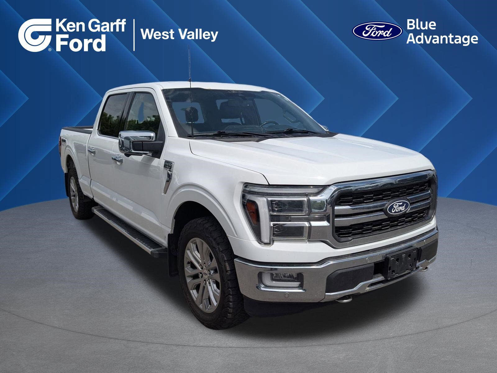 Certified Used 2024 Blue Ford LARIAT image 1