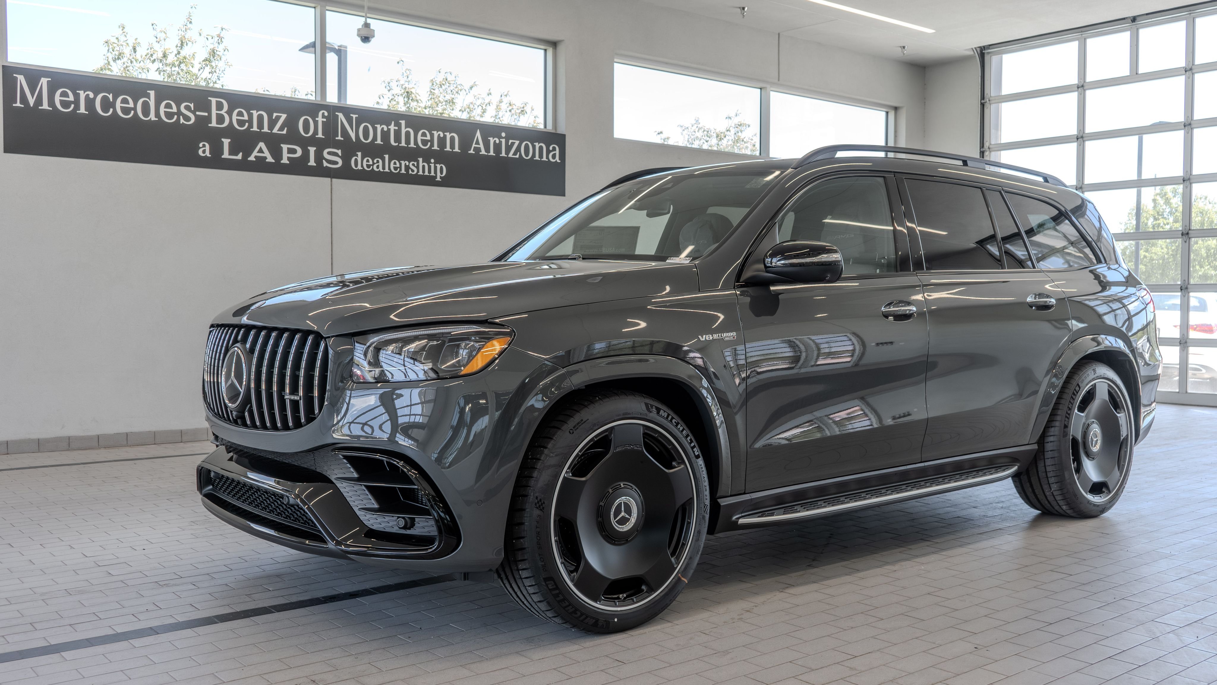 New 2026 MANUFAKTUR Silicon Grey Mercedes-Benz GLS 63 AMG® image 3