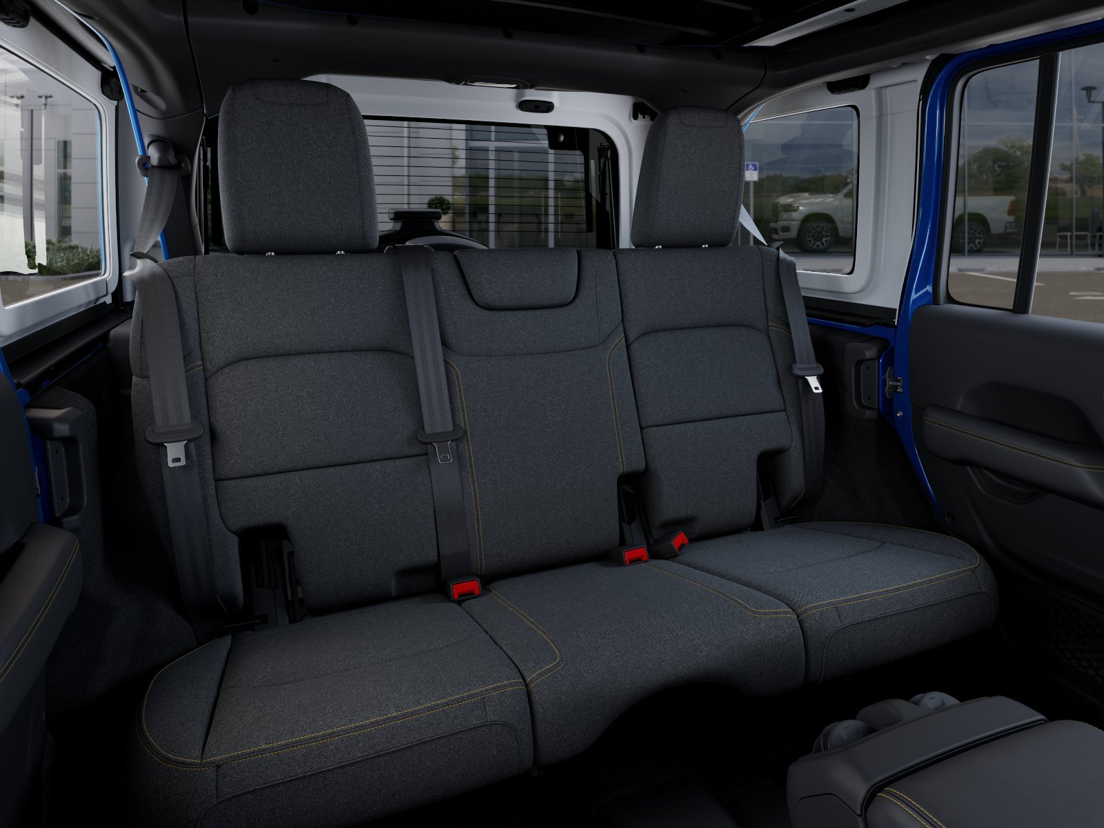 New 2026 Hydro Blue Pearl-Coat Exterior Paint Jeep Sahara image 50