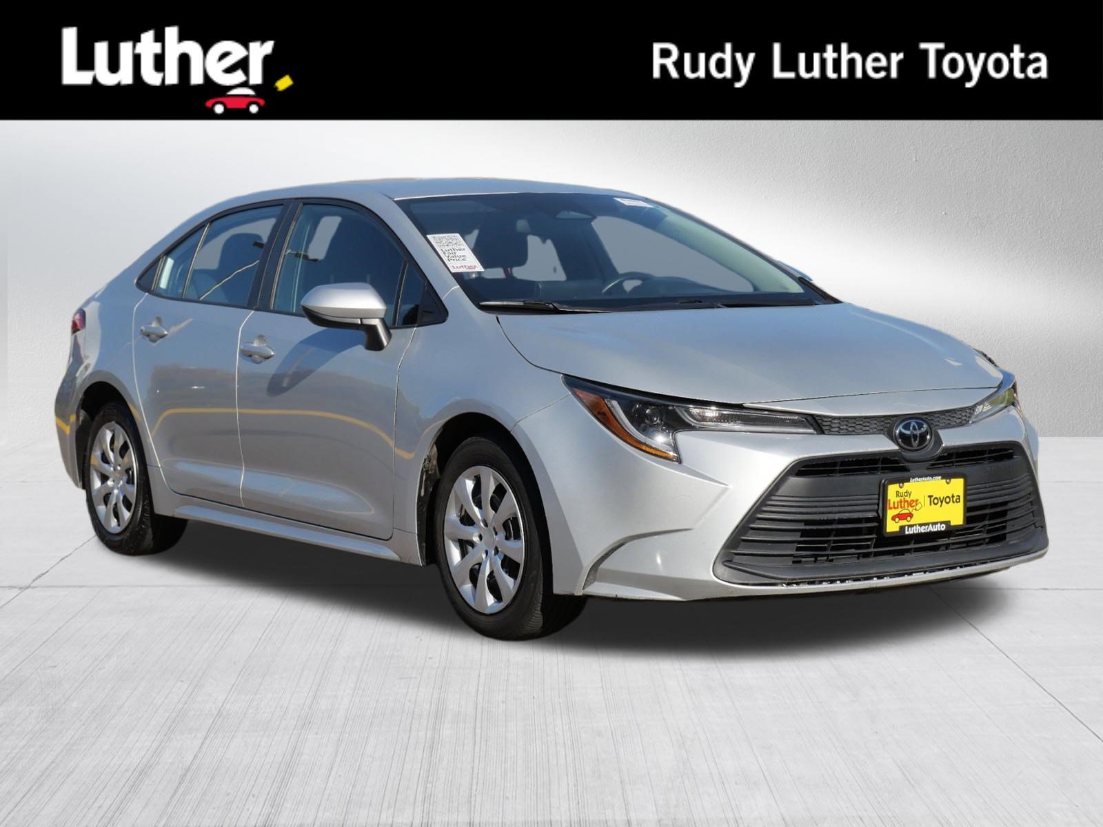 Certified Used 2023 Classic Silver Metallic Toyota LE image 1