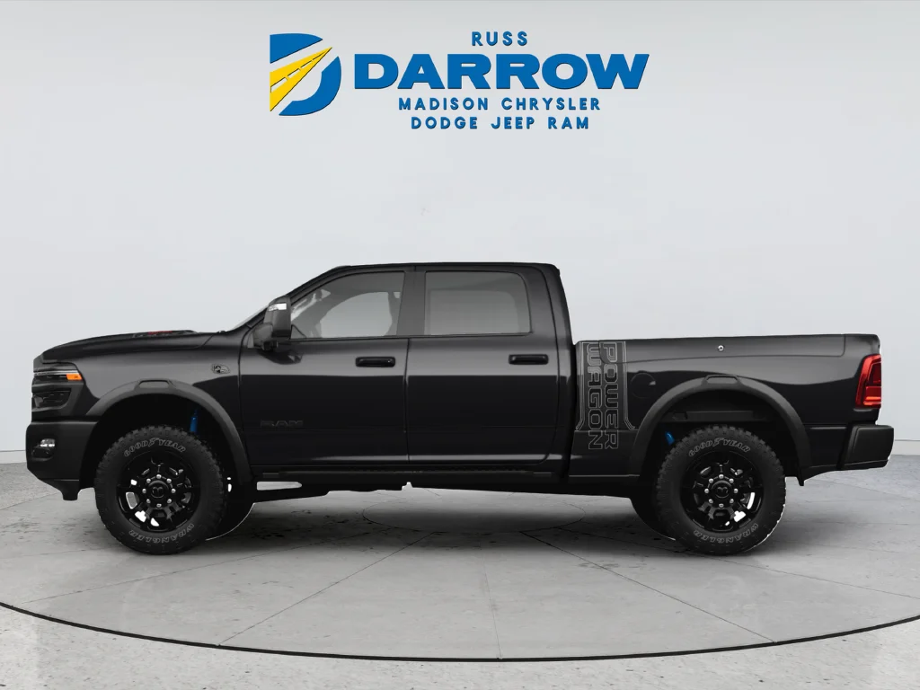 New 2027 Diamond Black Crystal Pearl-Coat Exterior Paint RAM Laramie image 2