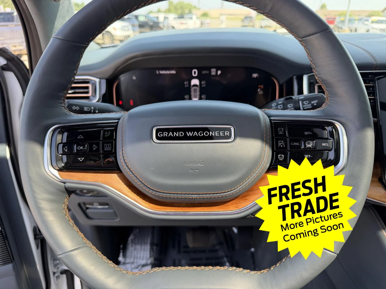 Used 2024 Bright White Clearcoat Jeep Series III image 16