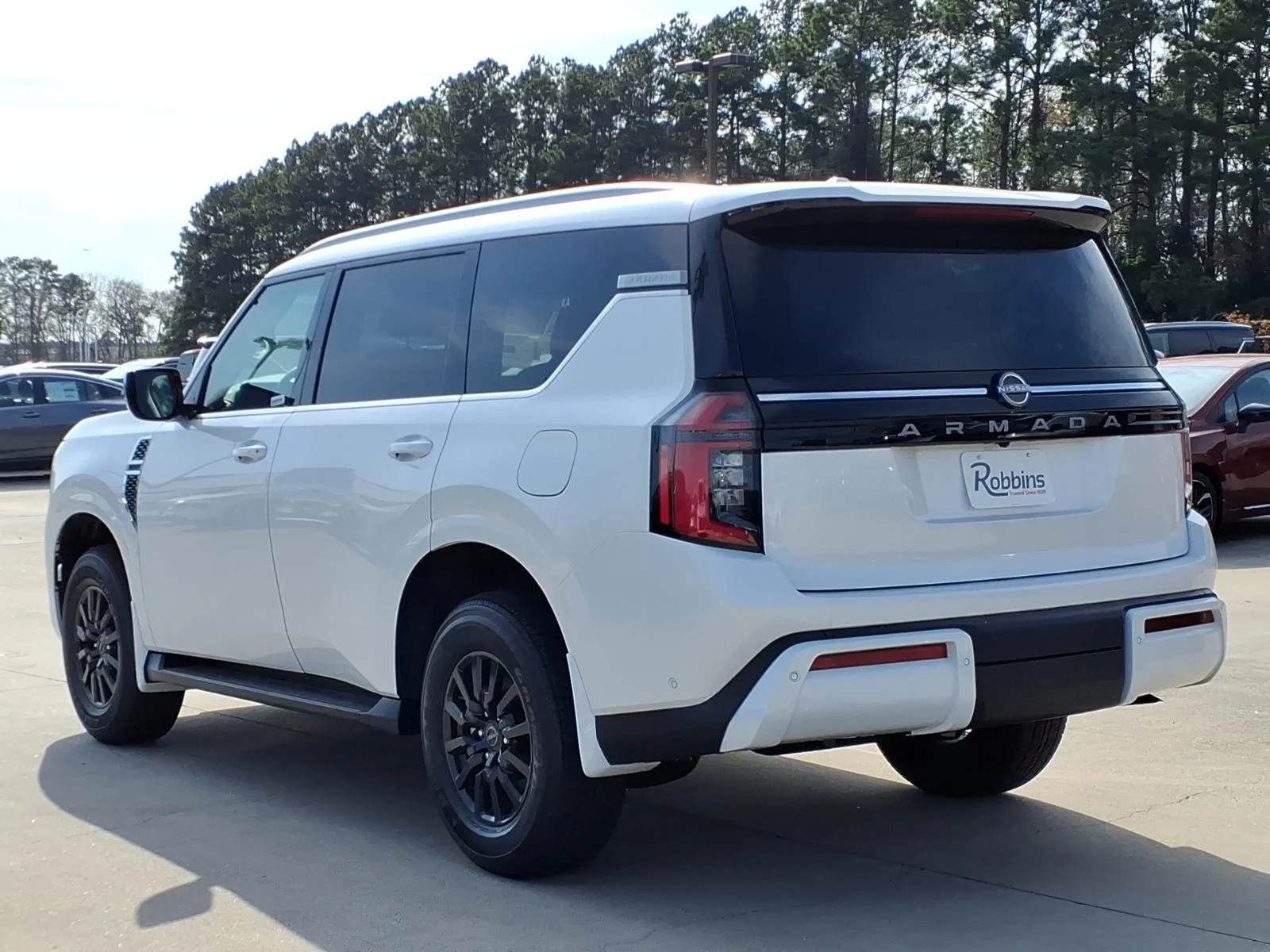 2026 Nissan Armada SV White at Robbins Nissan