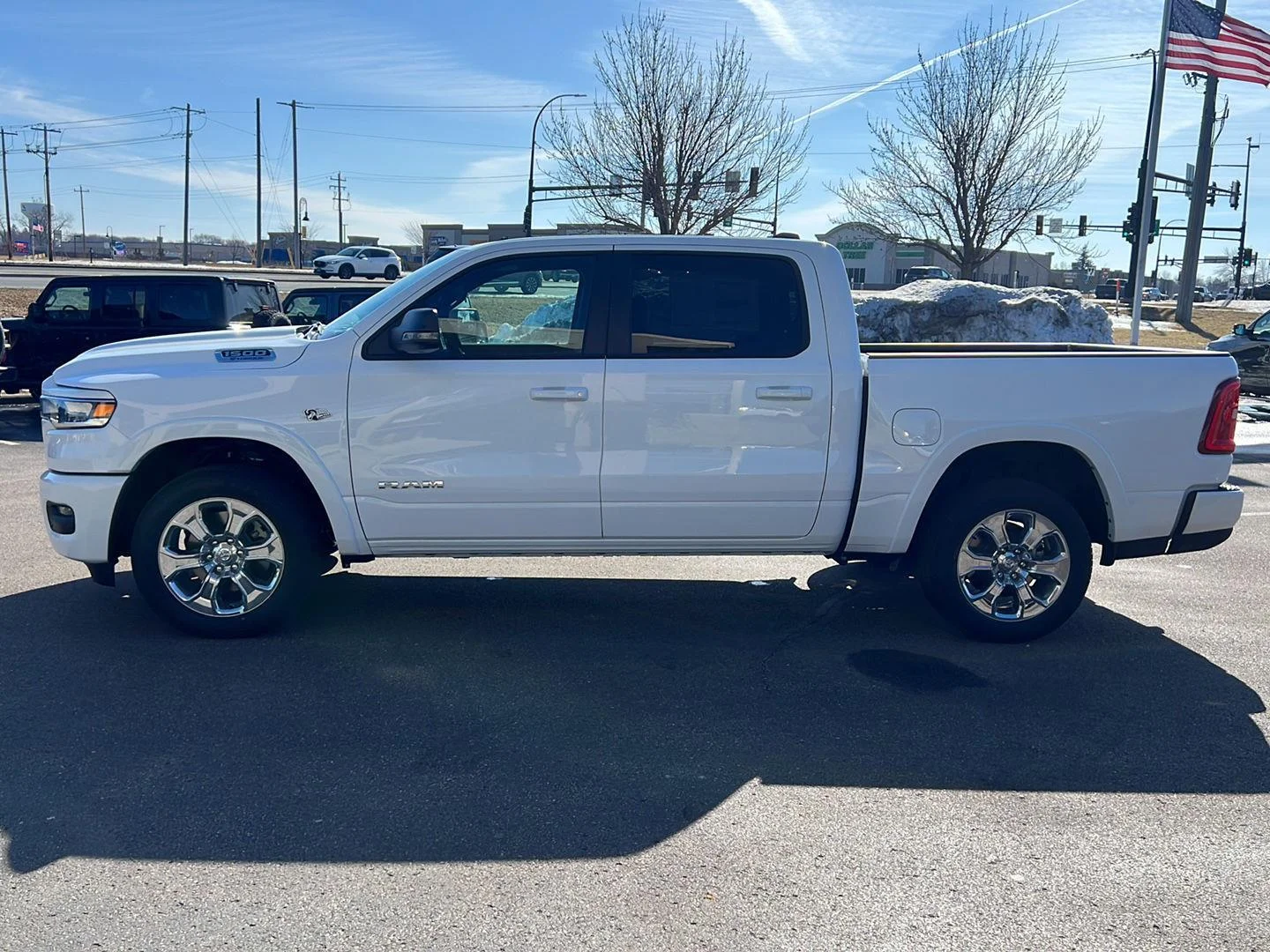 New 2026 Bright White Clearcoat RAM Big Horn image 4