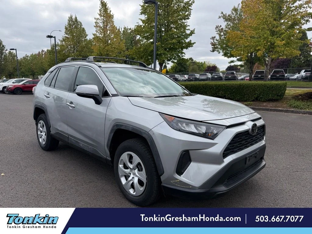 Used 2019 Silver Sky Metallic Toyota LE image 1