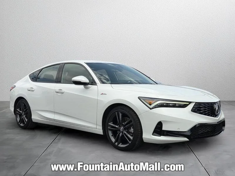 Used 2024 Platinum White Pearl Acura CVT W/A-SPEC TECHNOLOGY PACKAGE image 6