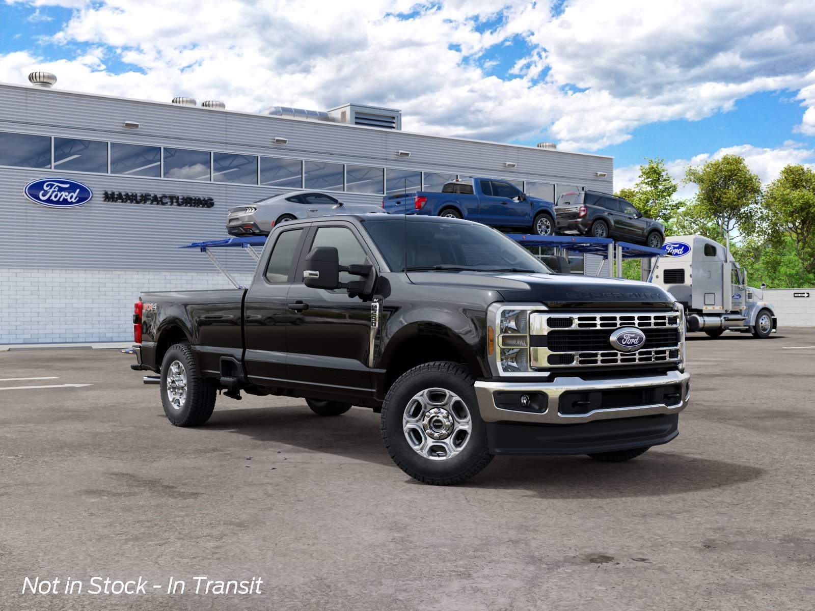 New 2027 Agate Black Metallic Ford XLT image 1