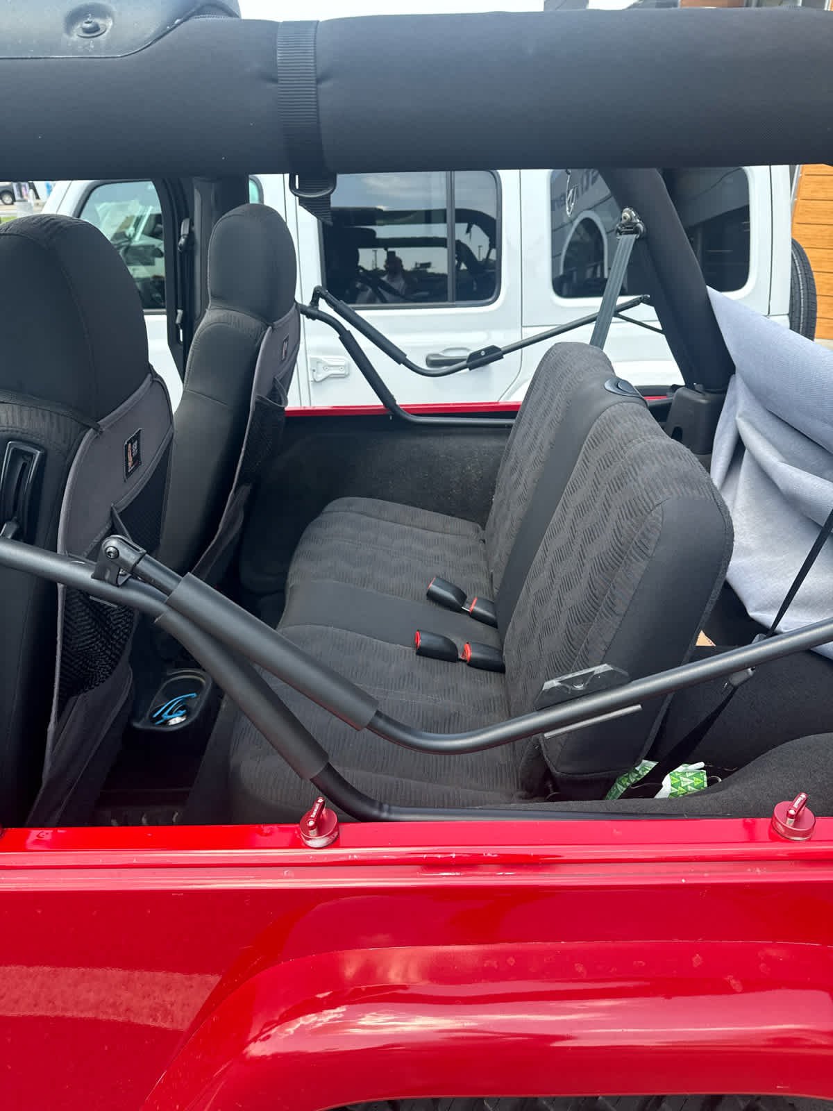 Used 2004 Flame Red Jeep Unlimited image 4
