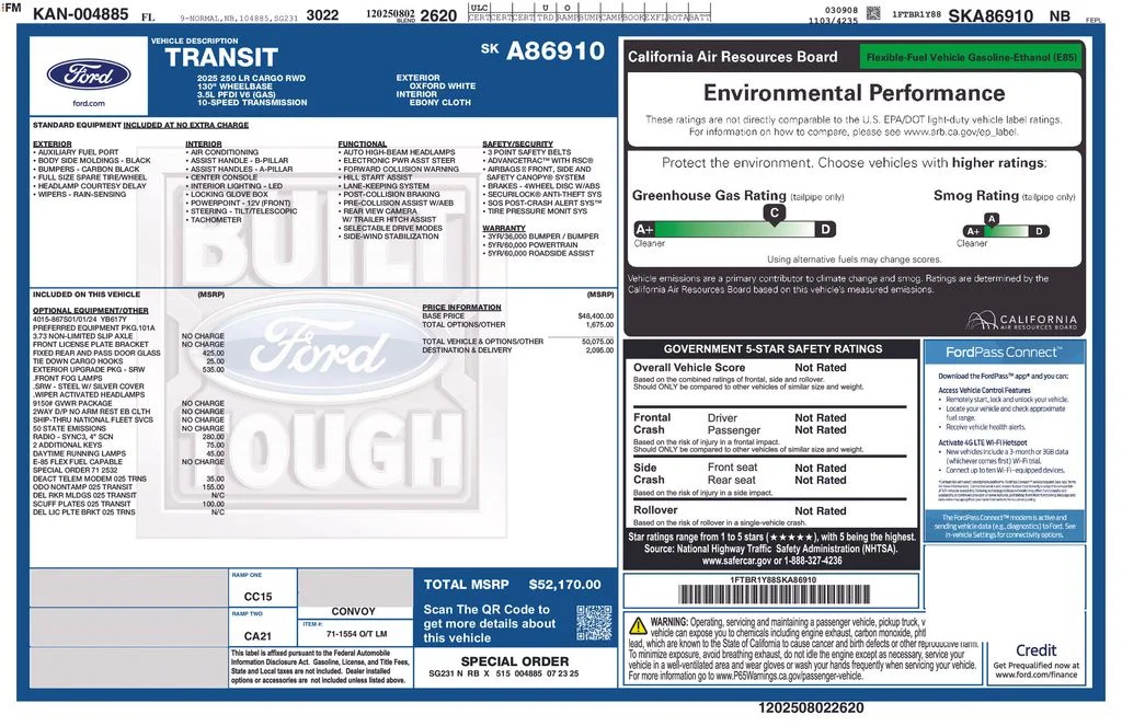 Certified Used 2025 White Ford Base image 6