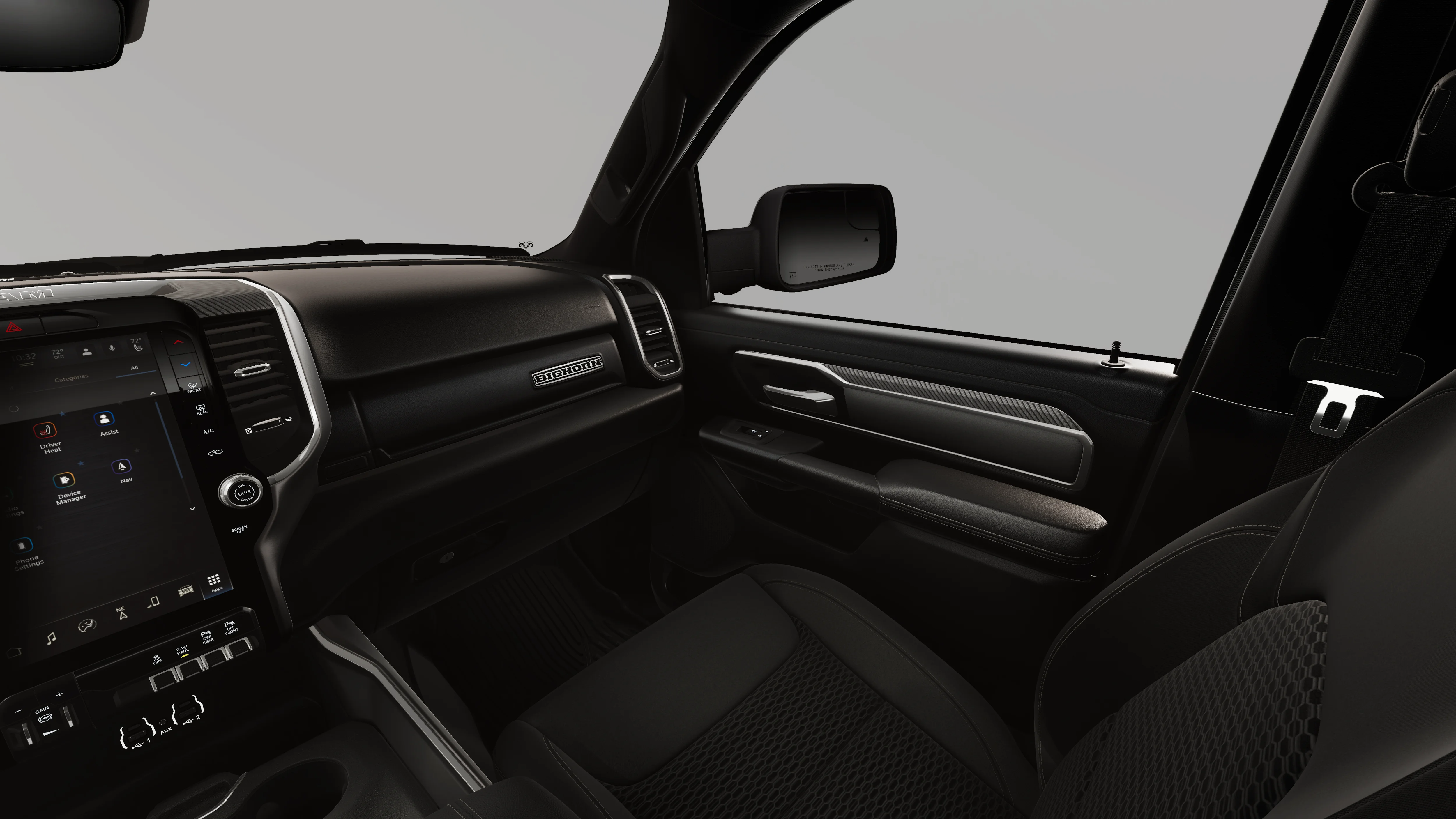 New 2026 Diamond Black Crystal Pearl-Coat Exterior Paint RAM BIG HORN image 19
