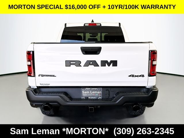New 2026 Bright White Clear-Coat Exterior Paint Ram Rebel image 6