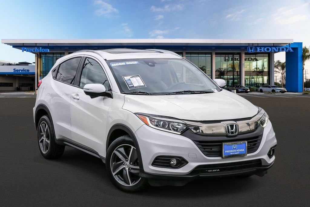 Used 2021 Platinum White Pearl Honda EX image 1