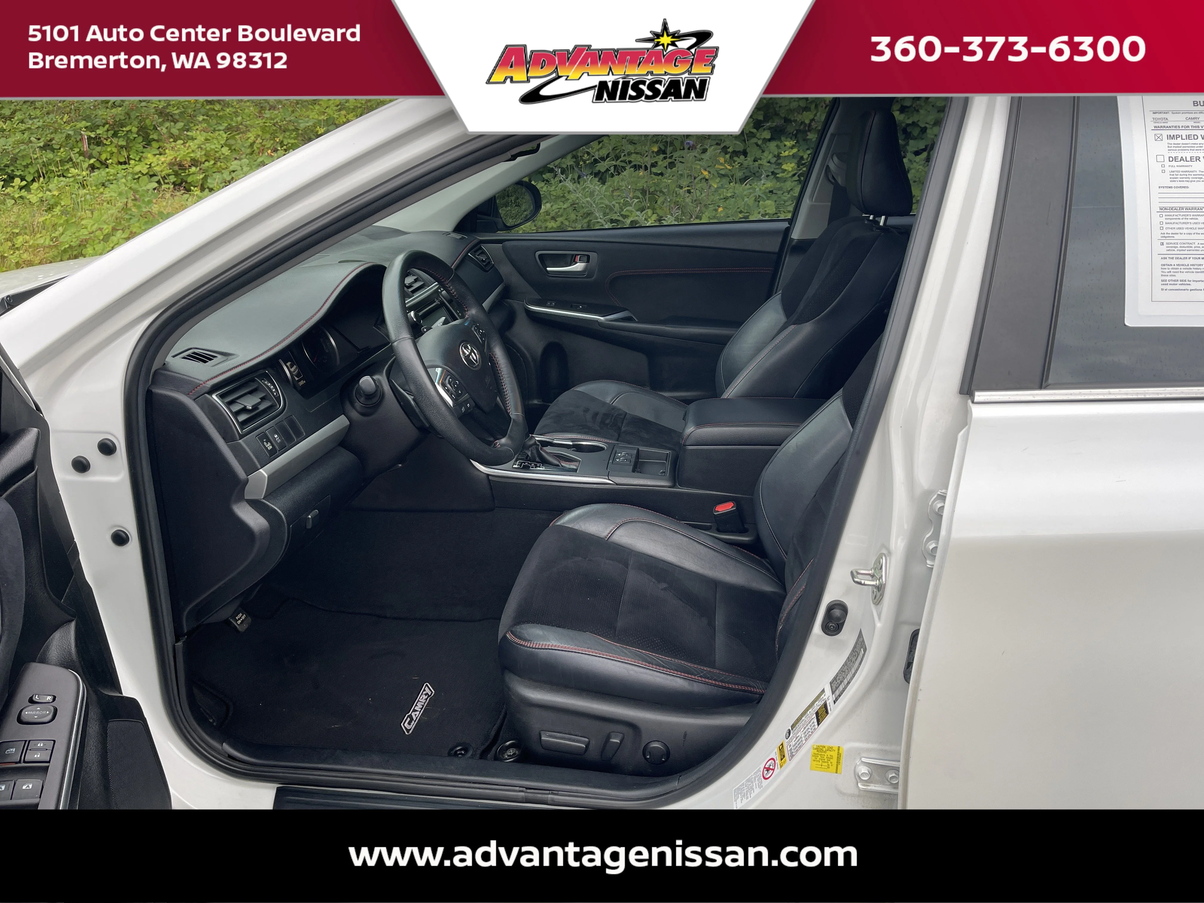 Used 2015 Blizzard Pearl Toyota XSE image 15
