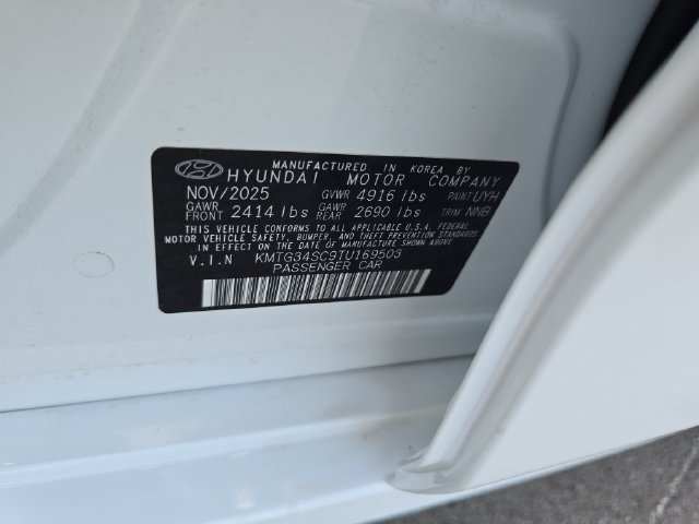 New 2026 White Genesis 2.5T Prestige image 25